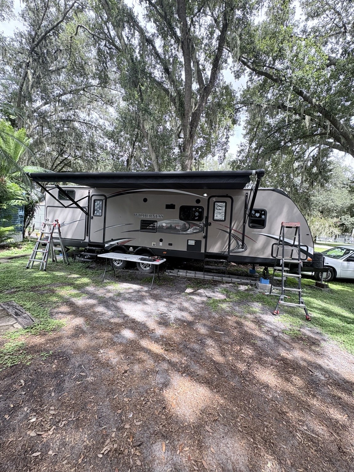 RV awning repair